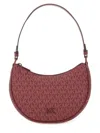 Michael Kors Shoulder Bags With Adjustable Strap And Top Handle In Burgundy