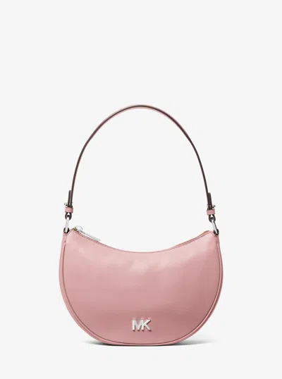 Michael Kors Kyla Small Leather Pochette In Pink