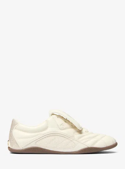 Michael Kors Kyler Embellished Trainer In White
