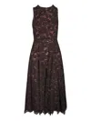 Michael Kors Lace Dress In Brown