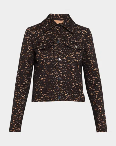 MICHAEL KORS LACE JEAN JACKET