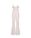 Michael Kors Sequin Lace Silk-lined Jumpsuit