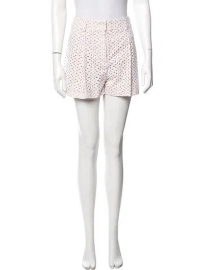 Pre-owned Michael Kors Lace Pattern Mini Shorts In Black