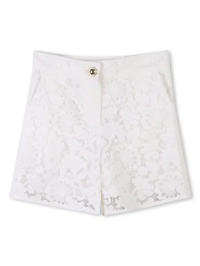 Michael Kors Kids' Lace Shorts In Neutrals