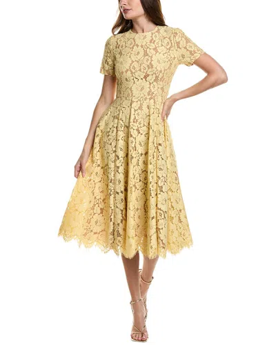Michael Kors Lace Silk-lined Midi Dress