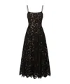 Michael Kors Collection Lace Silk-blend Flare Dress