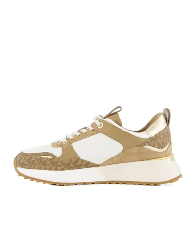 Michael Kors Lace-up Low-top Sneakers In White