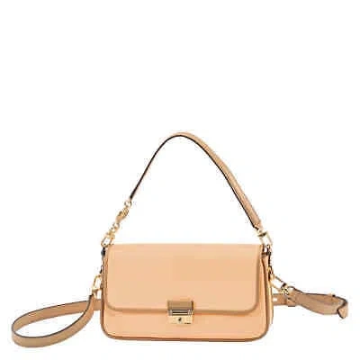 Pre-owned Michael Kors Ladies Bradshaw Small Leather Shoulder Bag - Cantaloupe