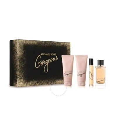 Michael Kors Ladies Gorgeous! Gift Set Fragrances 850049716451 In Orange