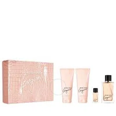 Michael Kors Ladies Gorgeous! Gift Set Fragrances 850049716628 In White