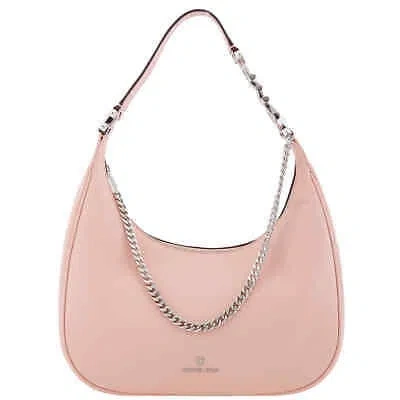 Pre-owned Michael Kors Ladies Pink Piper Large Pebbled Leather Hobo Bag 30s3sp1h3l-650
