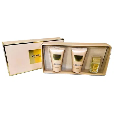 Michael Kors Ladies Pour Femme Gift Set Fragrances 850049716390 In Gold