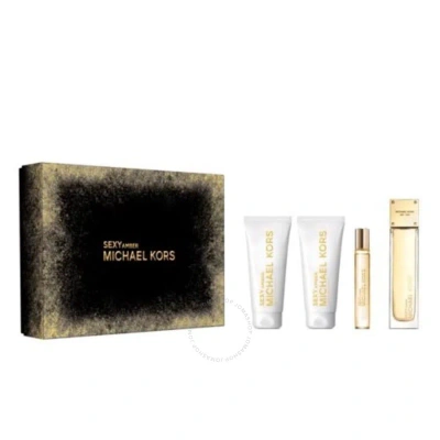 Michael Kors Ladies Sexy Amber Gift Set Fragrances 850049716482