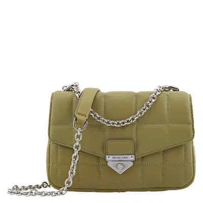 Pre-owned Michael Kors Ladies Soho Small Quilted Leather Shoulder Bag - Olive