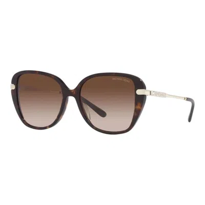 Michael Kors Ladies' Sunglasses  Flatiron Mk 2185bu Gbby2 In Brown