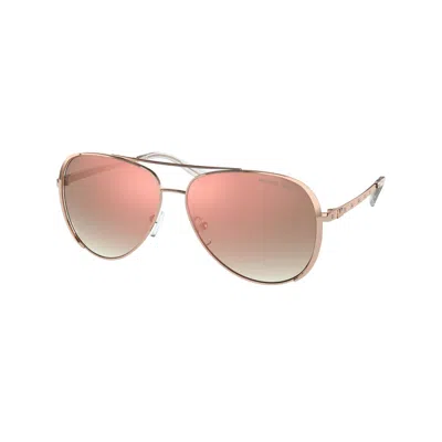 Michael Kors Ladies' Sunglasses  Mk1101b-11086f  60 Mm Gbby2 In Brown