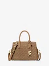 Michael Kors Laila Extra-small Signature Logo Crossbody Bag In Multi