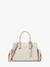 Michael Kors Laila Extra-small Signature Logo Crossbody Bag In Multi