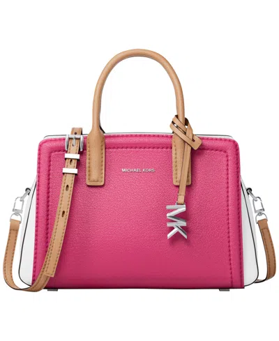 Michael Kors Laila Extra-small Crossbody Handbag In Raspberry Multi