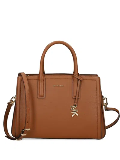 Michael Kors Laila Md Luggage In Brown