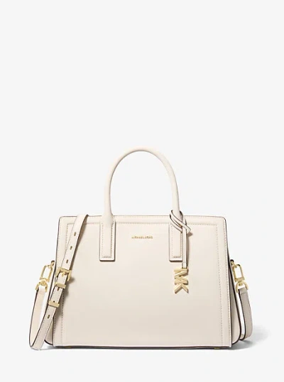 Michael Kors Laila Medium Leather Satchel