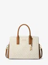 Michael Kors Laila Medium Signature Logo Satchel In Pattern