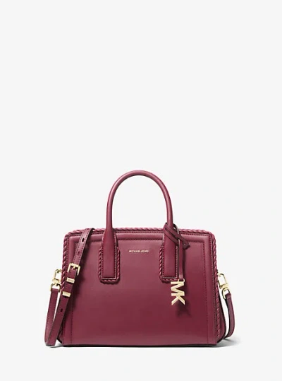 Michael Kors Laila Small Leather Satchel