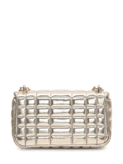 Michael Kors Lamb Crossbody Bag In Rose-gold-tone