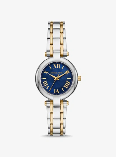Michael Kors Laney Two-tone Watch In Blue
