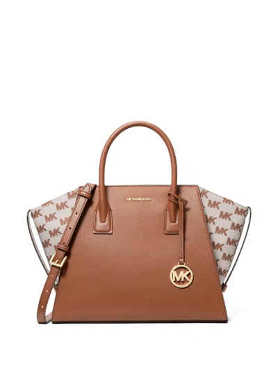 Michael Kors Large Avril Tote Bag In Brown
