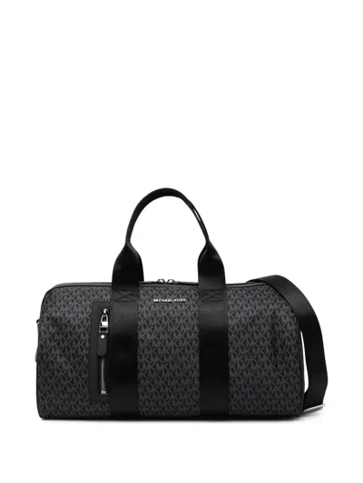 Michael Kors Large Brooklyn Duffel Bag In Black