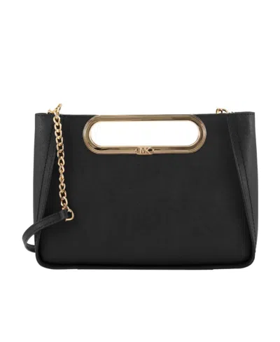 Michael Kors Michael  Chelsea Large Convertible Clutch In Black