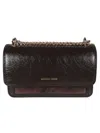 Michael Kors Small Claire Crossbody Bag In Chocolate