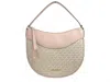 Michael Kors Large Dover Half Moon Crossbody Bag Purse In Powder Blush Multi In Multi
