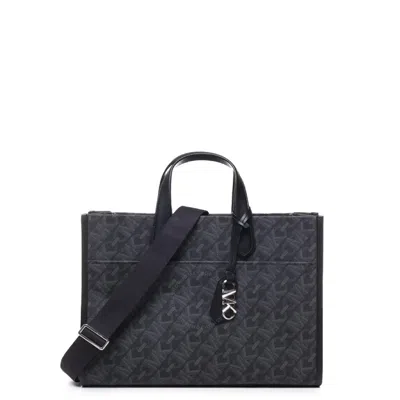 Michael Kors Gigi Logo-print Tote Bag In Black