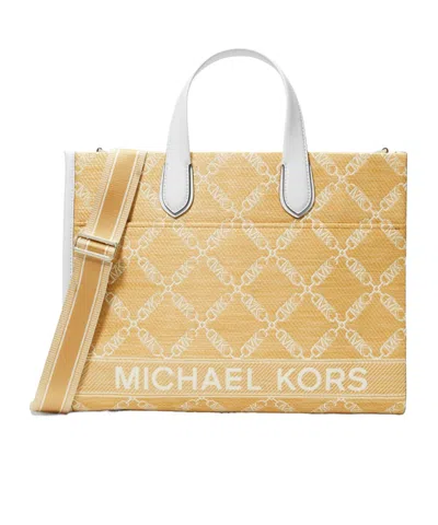 Michael Kors Large Gigi Tote Bag In Nude