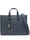 Michael Kors Large Grab Tote In Blue