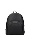 Michael Kors Large Jaycee Pebbled-leather Backpack In Black