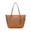 Michael Kors Jet Set Large Tote In Brown