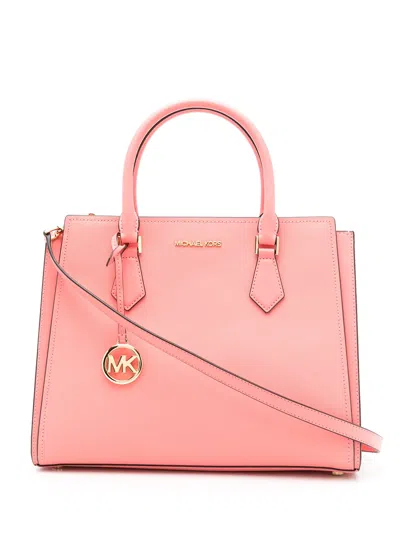 Michael Kors Large Jet Set Tote In Pink