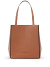 Michael Kors Large Jordi Tote Bag In Brown