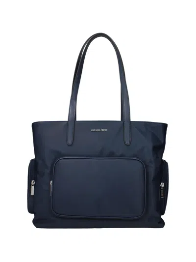 Michael Kors Large Khai Multi-pocket Tote Bag In Blue