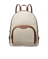 Michael Kors Large Logo Backpack In Nude