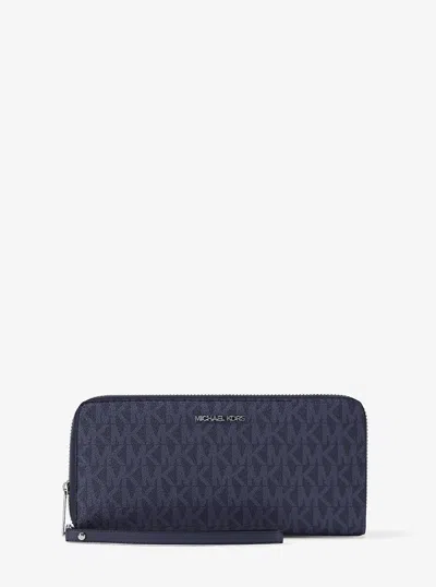 Michael Kors Large Logo Continental Wallet In Multi