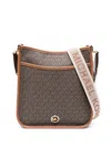 Michael Kors Large Messenger Bag In Brown