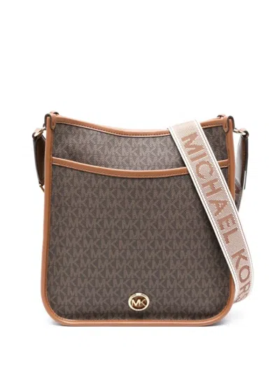 Michael Kors Large Messenger Bag In Brown