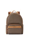 Michael Kors Large Monogram-canvas Backpack In 252 Biscuit