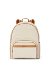Michael Kors Large Monogram-canvas Backpack In 中性色