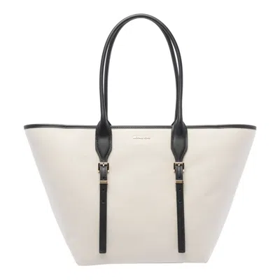 Michael Kors Large Moore Tote Bag In White