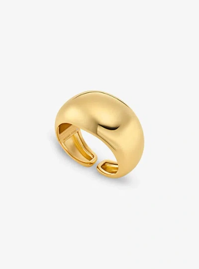 Michael Kors Large Precious Metal-plated Brass Bubble Ear Cuff In Gold